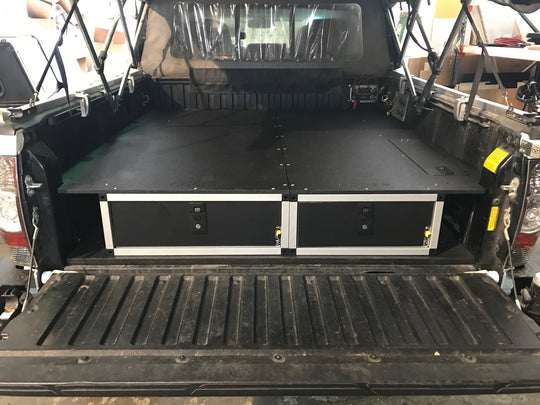 Toyota Tacoma 2005-2023 2nd and 3rd Gen. - Truck Bed Single Drawer Module - Top Plates - Premium Goose Gear Plate by Xtreme Canopies