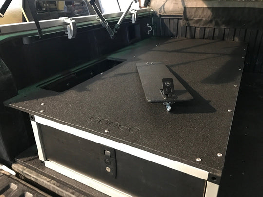 Toyota Tacoma 2005-2023 2nd and 3rd Gen. - Truck Bed Single Drawer Module - Top Plates - Premium Goose Gear Plate by Xtreme Canopies
