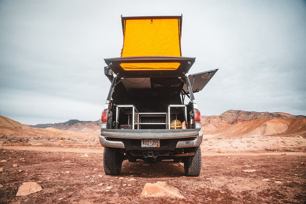 Toyota Tacoma - 2016-2023 - 3rd Gen - 5’ Bed - Explore Series - UltraLite - Super Pacific - Premium Camper by Xtreme Canopies