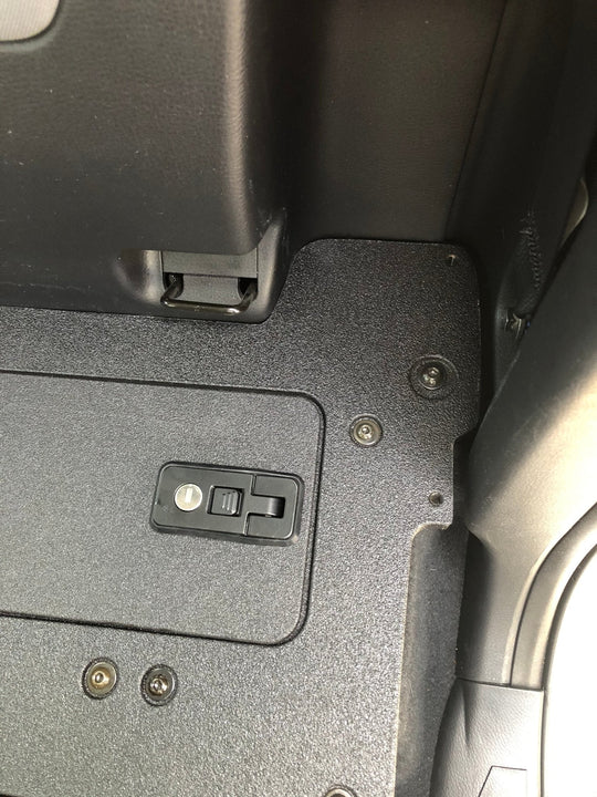 Toyota Tacoma 2016-2023 3rd Gen. Access Cab with Factory Seats - Second Row Seat Delete Plate System - Premium Seat Delete Plate System by Xtreme Canopies
