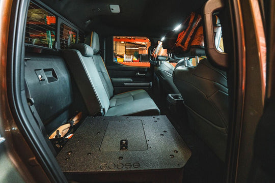 Toyota Tacoma - 2024-Present - 4th Gen - Hybrid - Double Cab - Explore Series - Seat Delete Plate System - Second Row - Premium Seat Delete Plate System by Xtreme Canopies