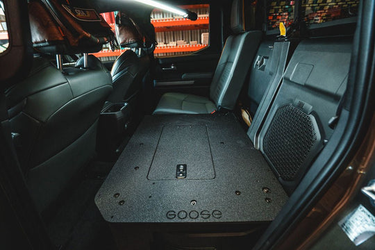 Toyota Tacoma - 2024-Present - 4th Gen - Hybrid - Double Cab - Explore Series - Seat Delete Plate System - Second Row - Premium Seat Delete Plate System by Xtreme Canopies
