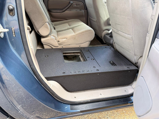 Toyota Tundra - 2000-2006 1st Gen - Double Cab - Second Row Seat Delete Plate System - Premium Seat Delete Plate System by Xtreme Canopies
