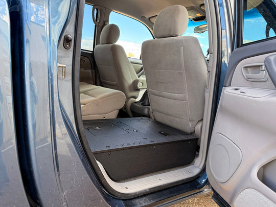 Toyota Tundra - 2000-2006 1st Gen - Double Cab - Second Row Seat Delete Plate System - Premium Seat Delete Plate System by Xtreme Canopies