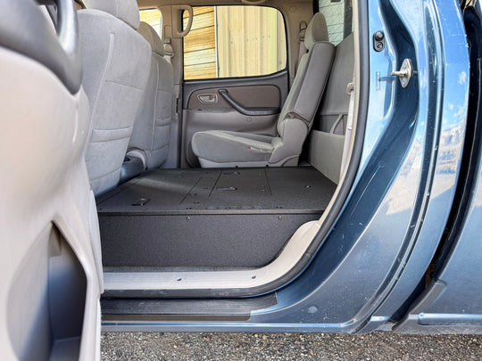 Toyota Tundra - 2000-2006 1st Gen - Double Cab - Second Row Seat Delete Plate System - Premium Seat Delete Plate System by Xtreme Canopies