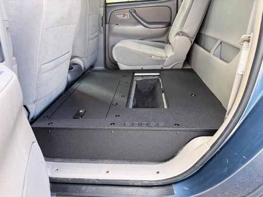 Toyota Tundra - 2000-2006 1st Gen - Double Cab - Second Row Seat Delete Plate System - Premium Seat Delete Plate System by Xtreme Canopies