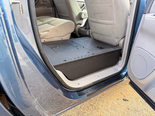 Toyota Tundra - 2000-2006 1st Gen - Double Cab - Second Row Seat Delete Plate System - Premium Seat Delete Plate System by Xtreme Canopies