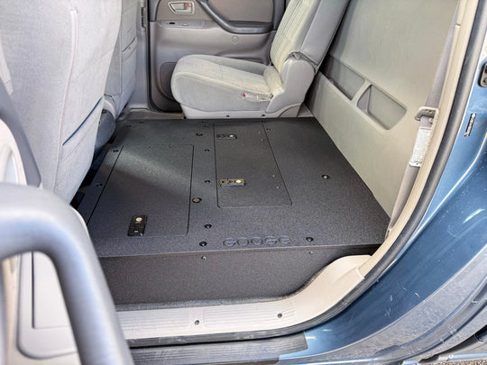 Toyota Tundra - 2000-2006 1st Gen - Double Cab - Second Row Seat Delete Plate System - Premium Seat Delete Plate System by Xtreme Canopies