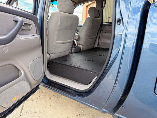 Toyota Tundra - 2000-2006 1st Gen - Double Cab - Second Row Seat Delete Plate System - Premium Seat Delete Plate System by Xtreme Canopies