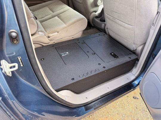 Toyota Tundra - 2000-2006 1st Gen - Double Cab - Second Row Seat Delete Plate System - Premium Seat Delete Plate System by Xtreme Canopies