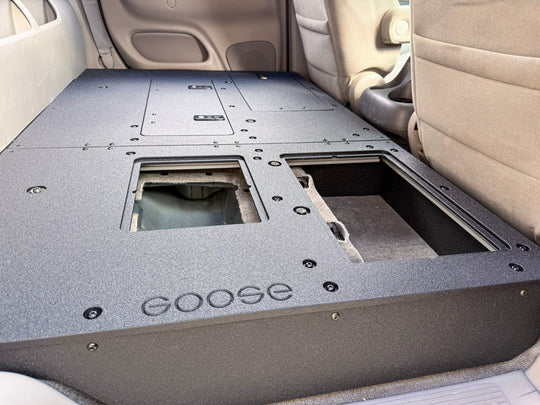 Toyota Tundra - 2000-2006 1st Gen - Double Cab - Second Row Seat Delete Plate System - Premium Seat Delete Plate System by Xtreme Canopies