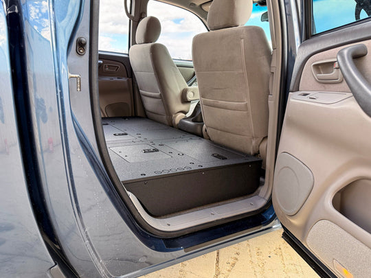 Toyota Tundra - 2000-2006 1st Gen - Double Cab - Second Row Seat Delete Plate System - Premium Seat Delete Plate System by Xtreme Canopies