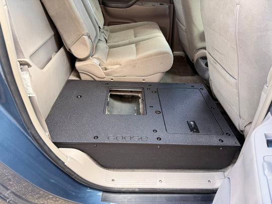 Toyota Tundra - 2000-2006 1st Gen - Double Cab - Second Row Seat Delete Plate System - Premium Seat Delete Plate System by Xtreme Canopies