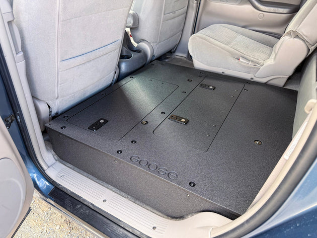 Toyota Tundra - 2000-2006 1st Gen - Double Cab - Second Row Seat Delete Plate System - Premium Seat Delete Plate System by Xtreme Canopies
