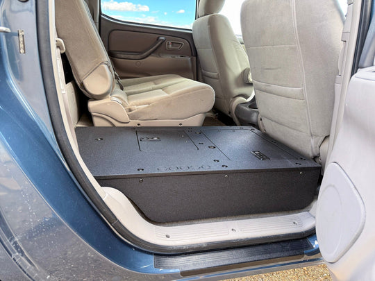 Toyota Tundra - 2000-2006 1st Gen - Double Cab - Second Row Seat Delete Plate System - Premium Seat Delete Plate System by Xtreme Canopies