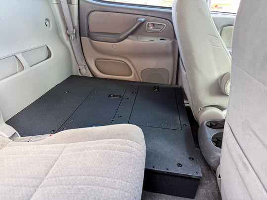 Toyota Tundra - 2000-2006 1st Gen - Double Cab - Second Row Seat Delete Plate System - Premium Seat Delete Plate System by Xtreme Canopies