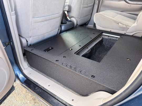Toyota Tundra - 2000-2006 1st Gen - Double Cab - Second Row Seat Delete Plate System - Premium Seat Delete Plate System by Xtreme Canopies