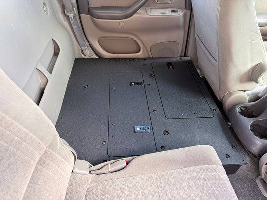 Toyota Tundra - 2000-2006 1st Gen - Double Cab - Second Row Seat Delete Plate System - Premium Seat Delete Plate System by Xtreme Canopies