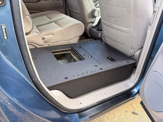 Toyota Tundra - 2000-2006 1st Gen - Double Cab - Second Row Seat Delete Plate System - Premium Seat Delete Plate System by Xtreme Canopies