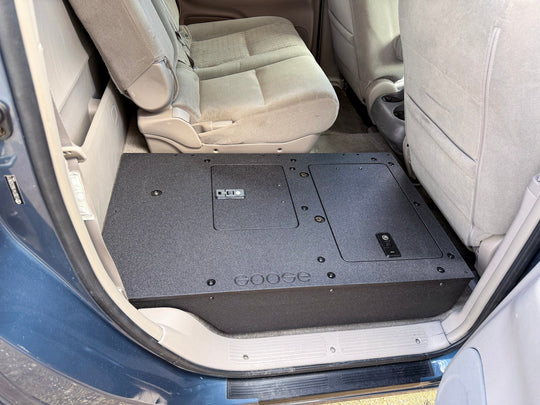 Toyota Tundra - 2000-2006 1st Gen - Double Cab - Second Row Seat Delete Plate System - Premium Seat Delete Plate System by Xtreme Canopies