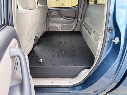 Toyota Tundra - 2000-2006 1st Gen - Double Cab - Second Row Seat Delete Plate System - Premium Seat Delete Plate System by Xtreme Canopies