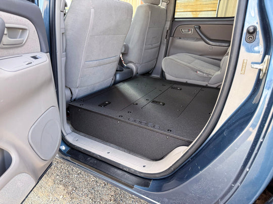 Toyota Tundra - 2000-2006 1st Gen - Double Cab - Second Row Seat Delete Plate System - Premium Seat Delete Plate System by Xtreme Canopies