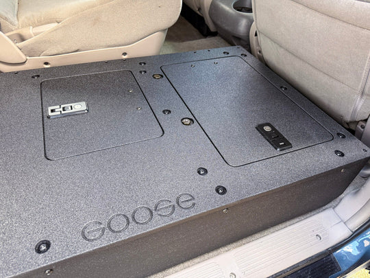 Toyota Tundra - 2000-2006 1st Gen - Double Cab - Second Row Seat Delete Plate System - Premium Seat Delete Plate System by Xtreme Canopies