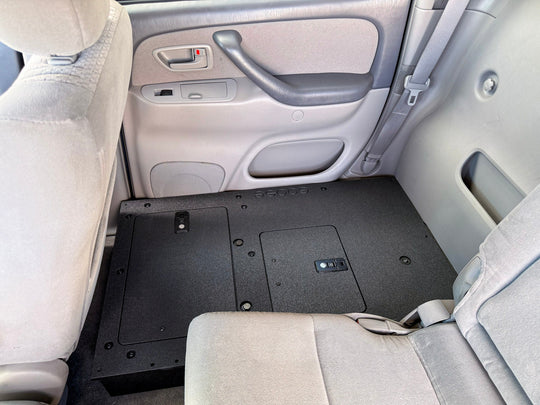 Toyota Tundra - 2000-2006 1st Gen - Double Cab - Second Row Seat Delete Plate System - Premium Seat Delete Plate System by Xtreme Canopies