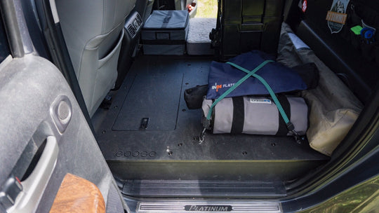 Toyota Tundra 2007-2013 2nd Gen. CrewMax - Second Row Seat Delete Plate System - Premium Seat Delete Plate System by Xtreme Canopies
