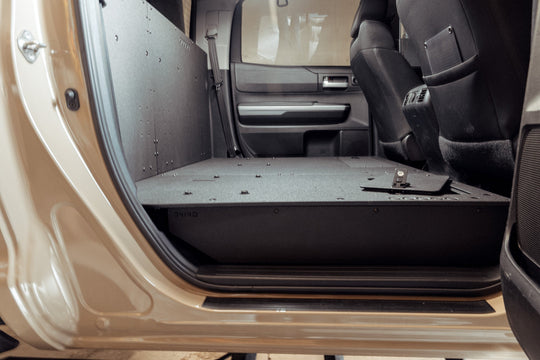 Toyota Tundra 2014-2021 2.5 Gen. CrewMax - Second Row Seat Delete Plate System - Premium Seat Delete Plate System by Xtreme Canopies