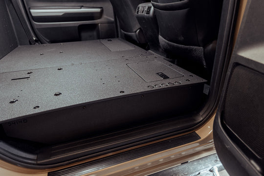 Toyota Tundra 2014-2021 2.5 Gen. CrewMax - Second Row Seat Delete Plate System - Premium Seat Delete Plate System by Xtreme Canopies