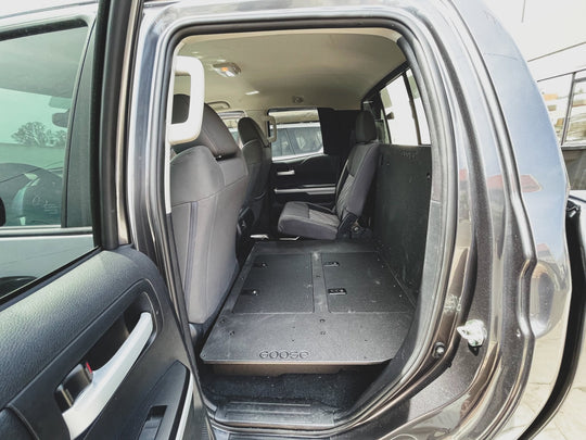 Toyota Tundra 2014-2021 2.5 Gen. Double Cab - Second Row Seat Delete Plate System - Premium Seat Delete Plate System by Xtreme Canopies