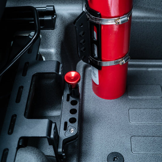 INEOS Grenadier: Under-Seat Fire Extinguisher Mount - Premium Truck Accessory by Xtreme Canopies