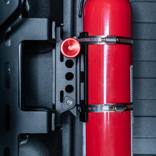 INEOS Grenadier: Under-Seat Fire Extinguisher Mount - Premium Truck Accessory by Xtreme Canopies