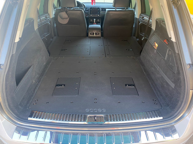 Volkswagen Touareg 2011-2017 2nd Gen. - Second Row Seat Delete Plate System - Premium Seat Delete Plate System by Xtreme Canopies