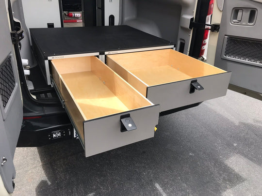 Winnebago Revel 2017-2020 - Side x Side Base Drawer System - Premium Drawers by Xtreme Canopies