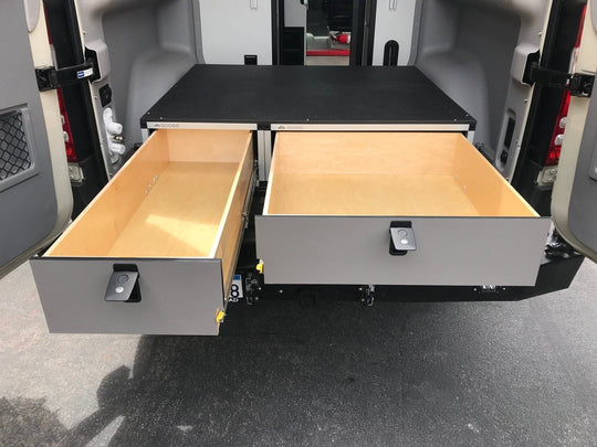 Winnebago Revel 2017-2020 - Side x Side Base Drawer System - Premium Drawers by Xtreme Canopies
