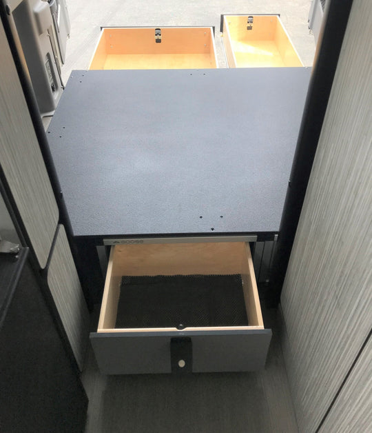 Winnebago Revel 2017-2020 - Side x Side Base Drawer System - Premium Drawers by Xtreme Canopies