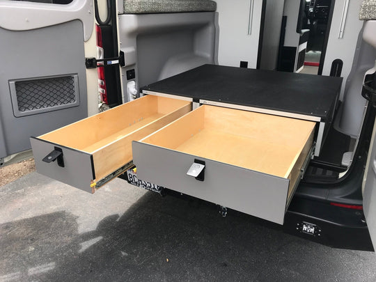 Winnebago Revel 2017-2020 - Side x Side Base Drawer System - Premium Drawers by Xtreme Canopies