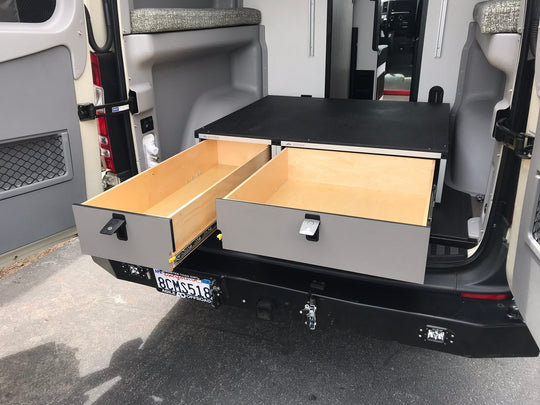 Winnebago Revel 2017-2020 - Side x Side Base Drawer System - Premium Drawers by Xtreme Canopies