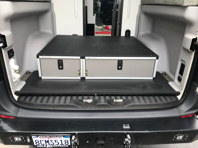 Winnebago Revel 2017-2020 - Side x Side Base Drawer System - Premium Drawers by Xtreme Canopies